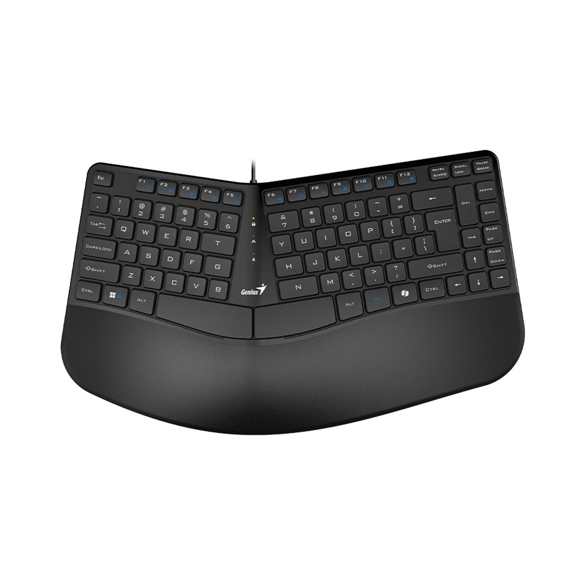 GENIUS - Teclado Genius Ergonómico Ergo Kb-700 Negro Español