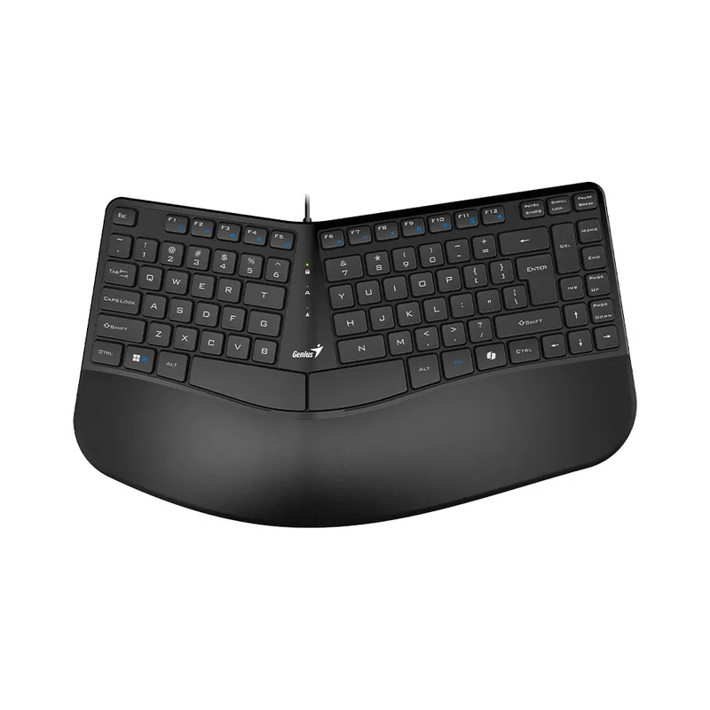 GENIUS - Teclado Genius Ergonómico Ergo Kb-700 Negro Español