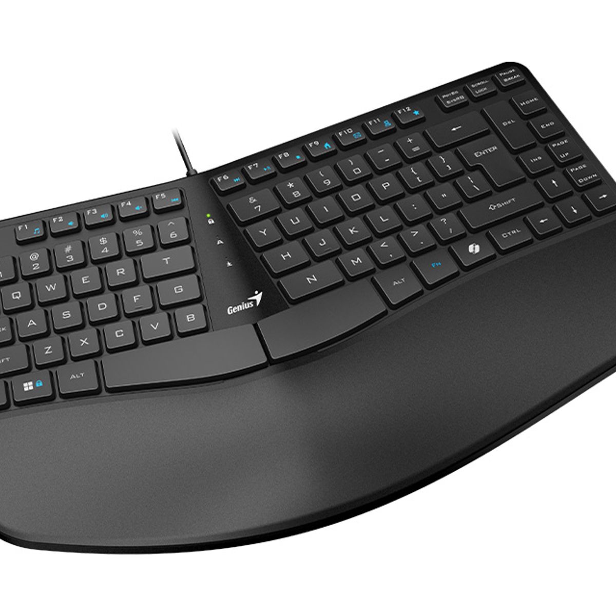 GENIUS - Teclado Genius Ergonómico Ergo Kb-700 Negro Español