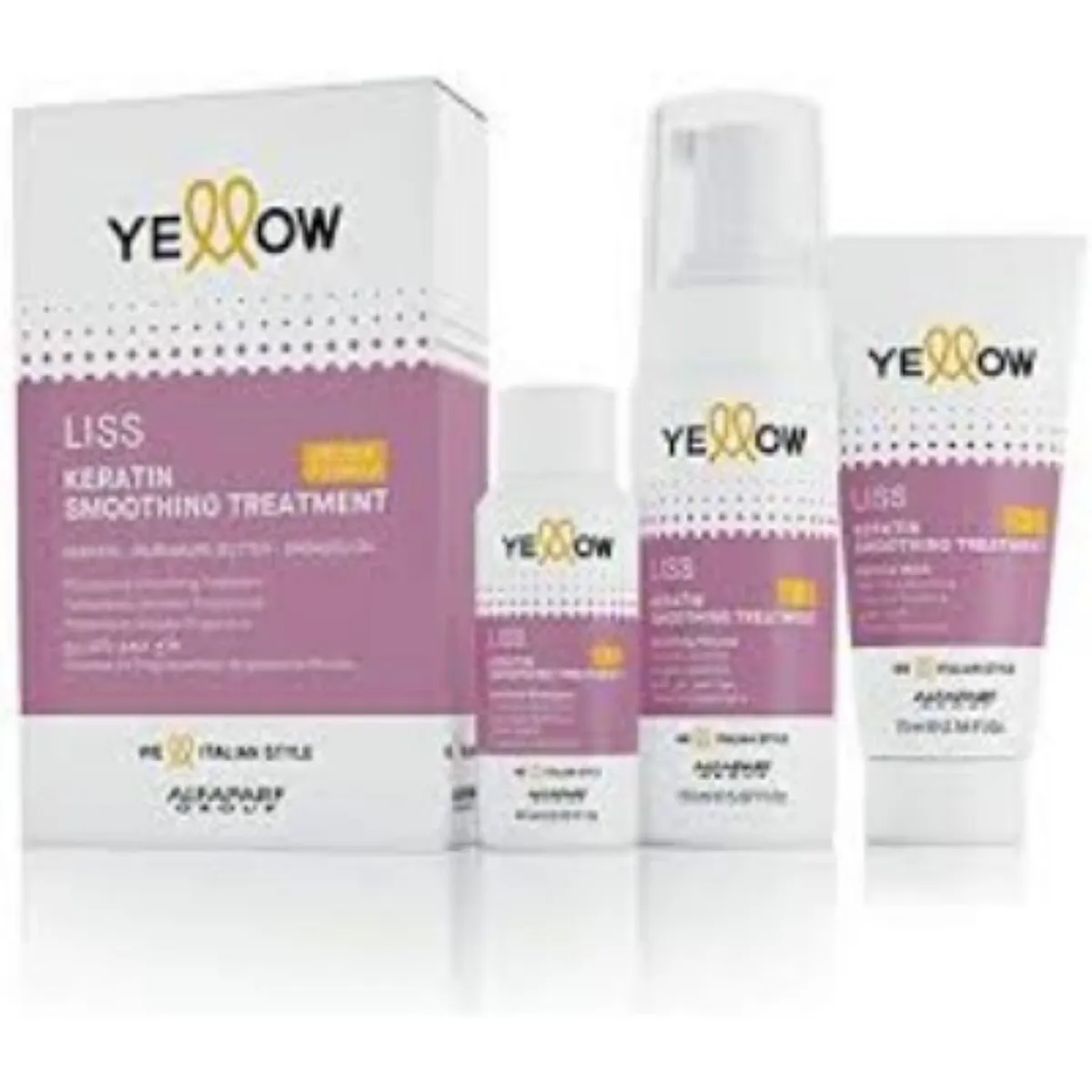 YELLOW - Keratina Yellow Alfaparf Liss Kit Personal 150ml