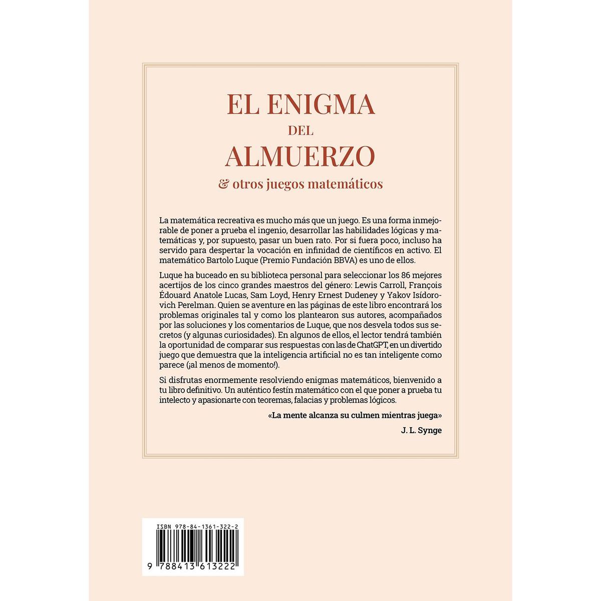 GENERICO - El Enigma Del Almuerzo Y Otros Juegos Matemáticos