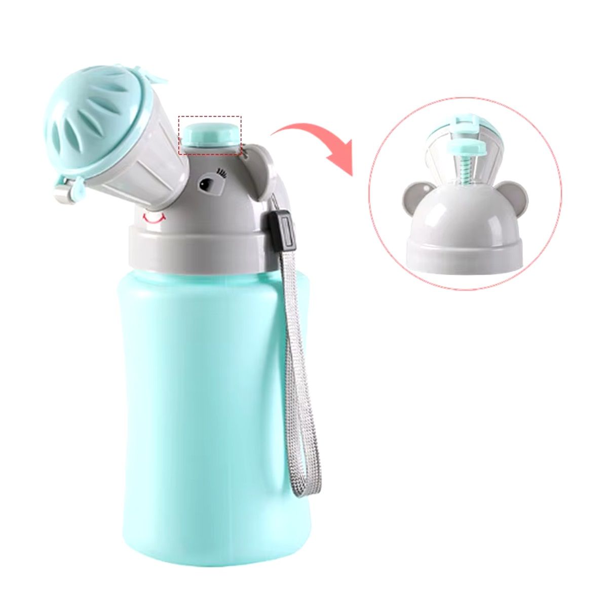 MUNDO BEBE - Orinal Portatil Para Niño Y Niña Vasenilla Viajera Coco