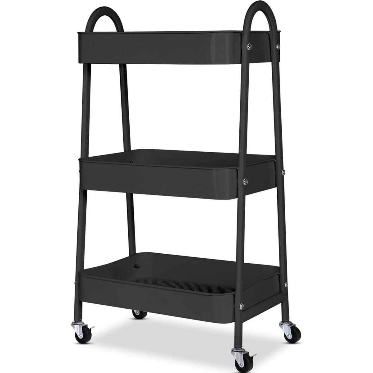 ONE PIXEL - Carrito Organizador Con Ruedas Metalico 3 Niveles One Pixel