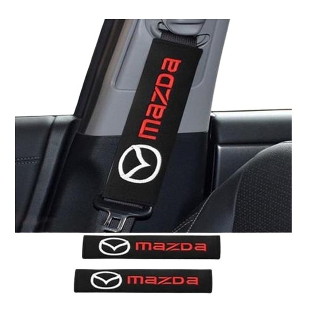 GENERICO - accesorios mazda 6 bt50 cx60 forro cinturon seguridad