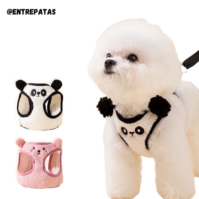 GENERICO - Arnés de panda para mascotas