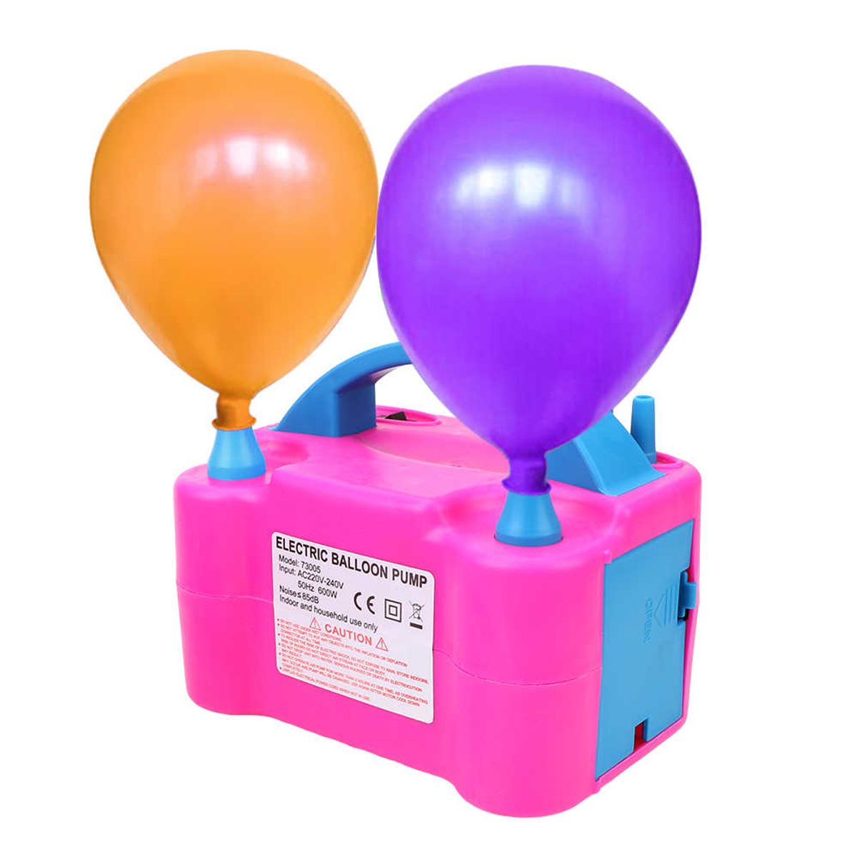 GENERICO - Inflador De Globos Bombas Eléctrico Doble Boquilla Fiestas