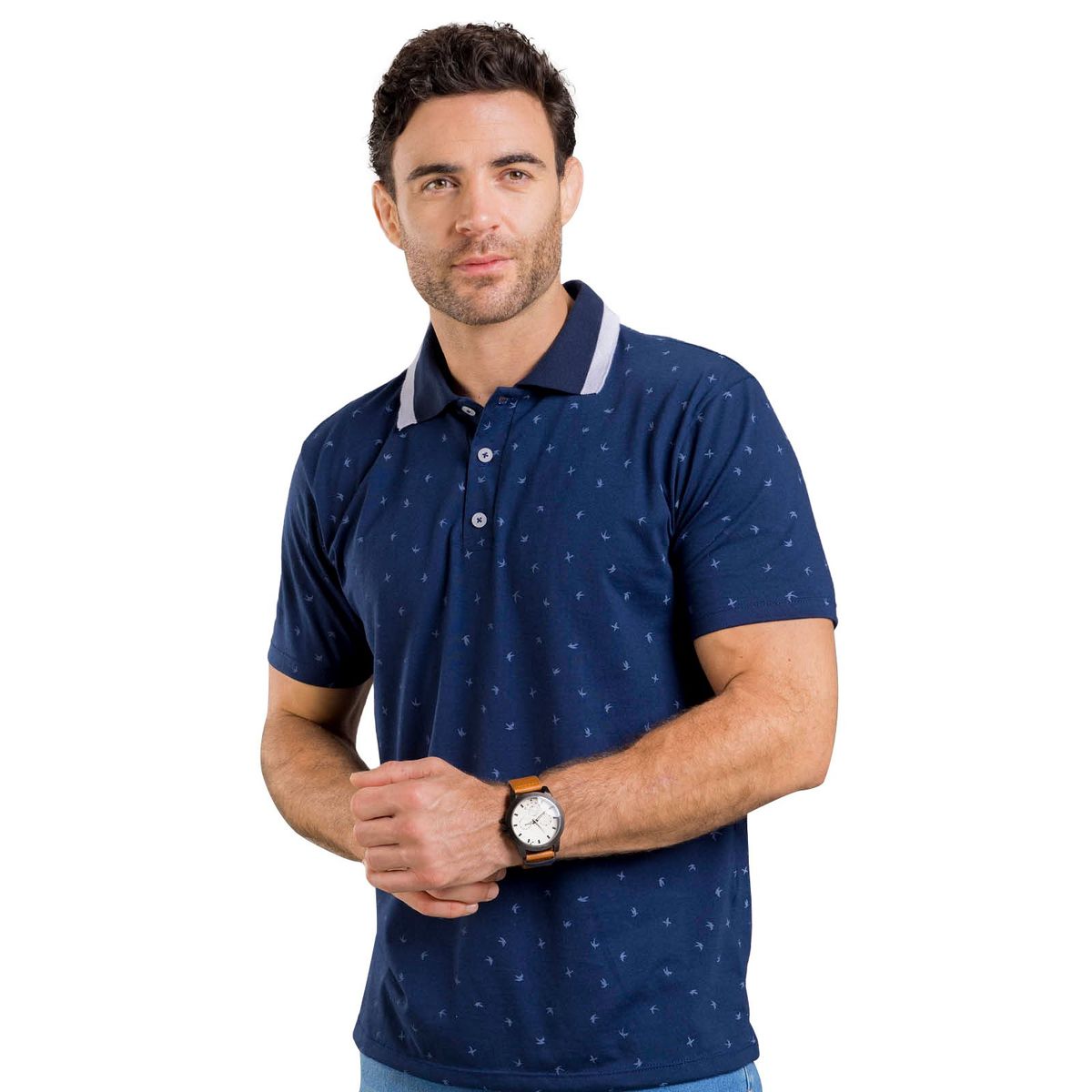 MARKETING PERSONAL - Polo Hombre Azul Mp 1885