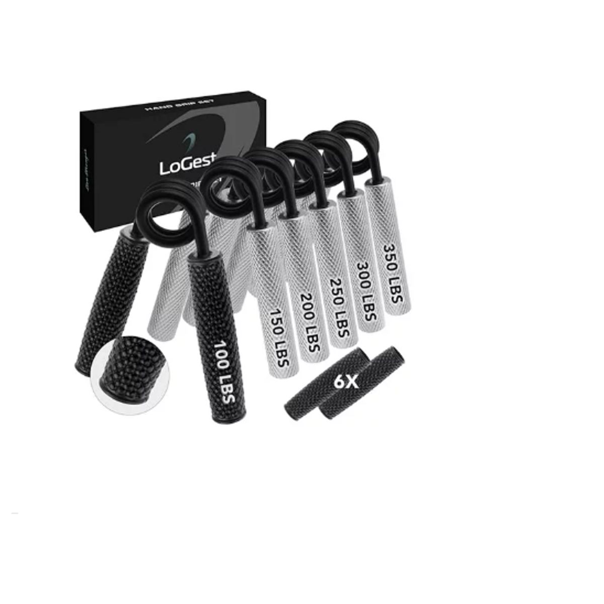 GENERICO - Hand grip metálico resistencia 100lb