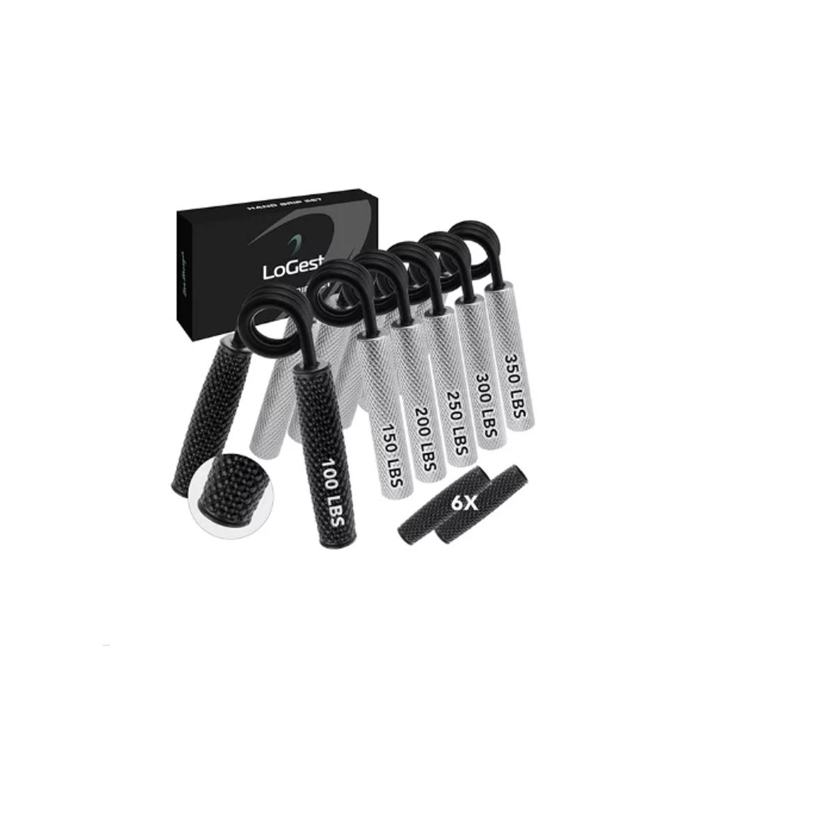 GENERICO - Hand grip metálico resistencia 100lb