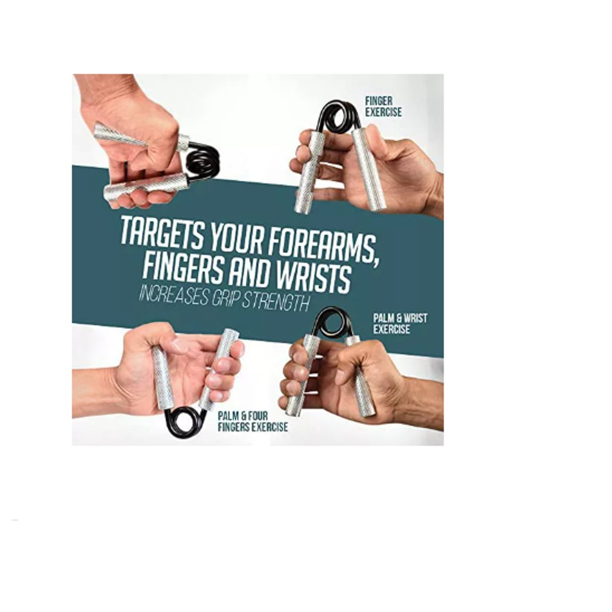 GENERICO - Hand grip metálico resistencia 100lb