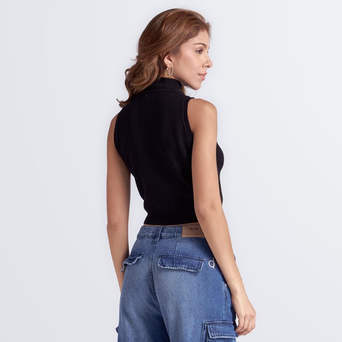 DEREK - Blusa Para Mujer Tejida Manga Siza Derek