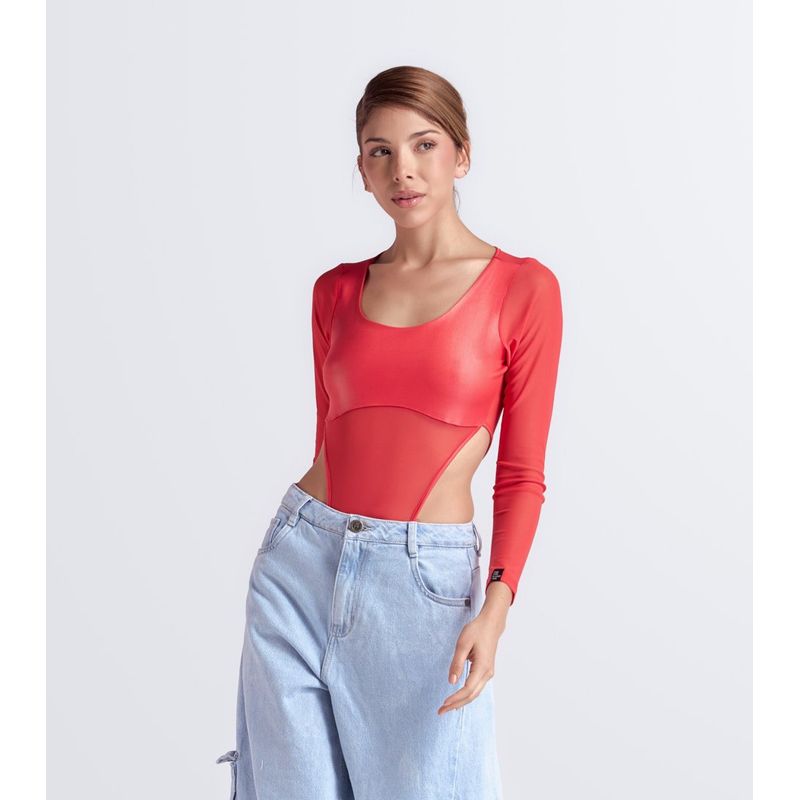 TYPER - Body Para Mujer Manga Larga Typer