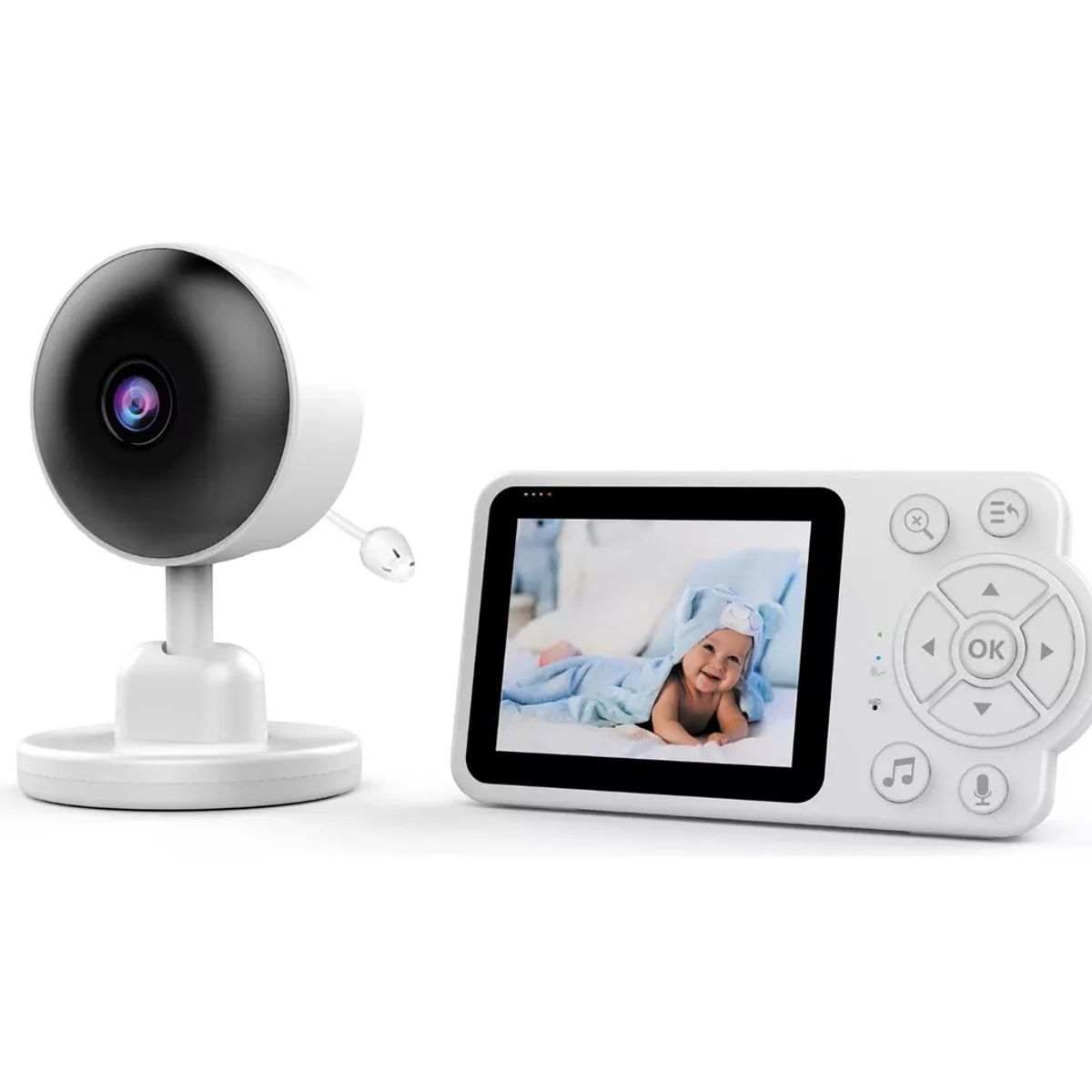 GENERICO - Cámara De Monitoreo Para Bebes 2.4 Pulgadas Intercomunicador