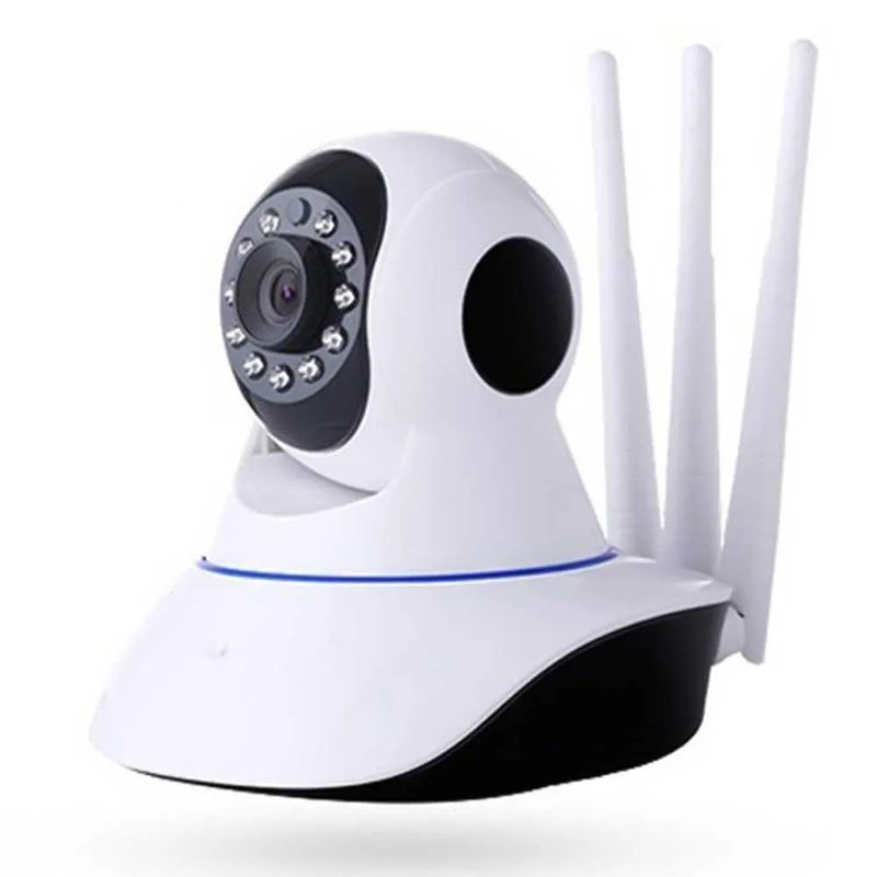 GENERICO - Cámara Robótica Seguridad Wifi 3 Antenas 360