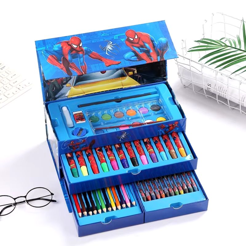 GENERICO - Kit Set Arte Dibujo Estuche Infantil Niños de 54 Piezas