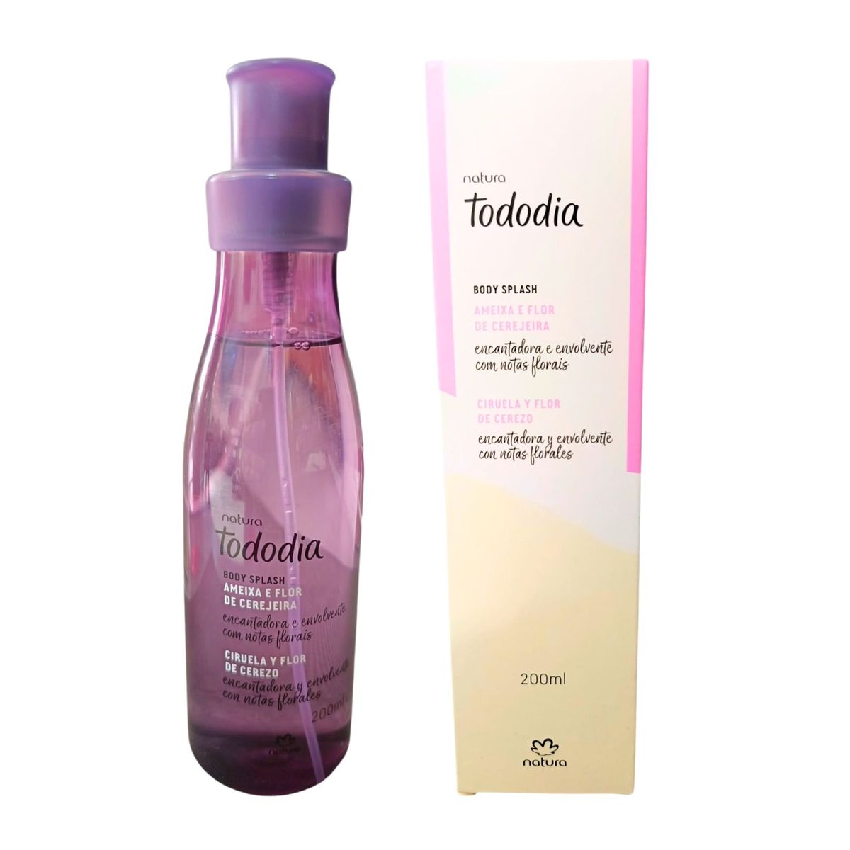NATURA - Splash Tododia Ciruelo y flor de cerezo 200 ml