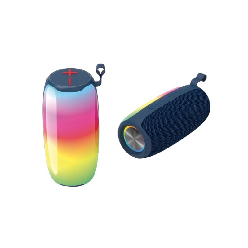 MOVISUN - Parlante Bluetooth Tws Movisun Disco 8w + 8w color Azul