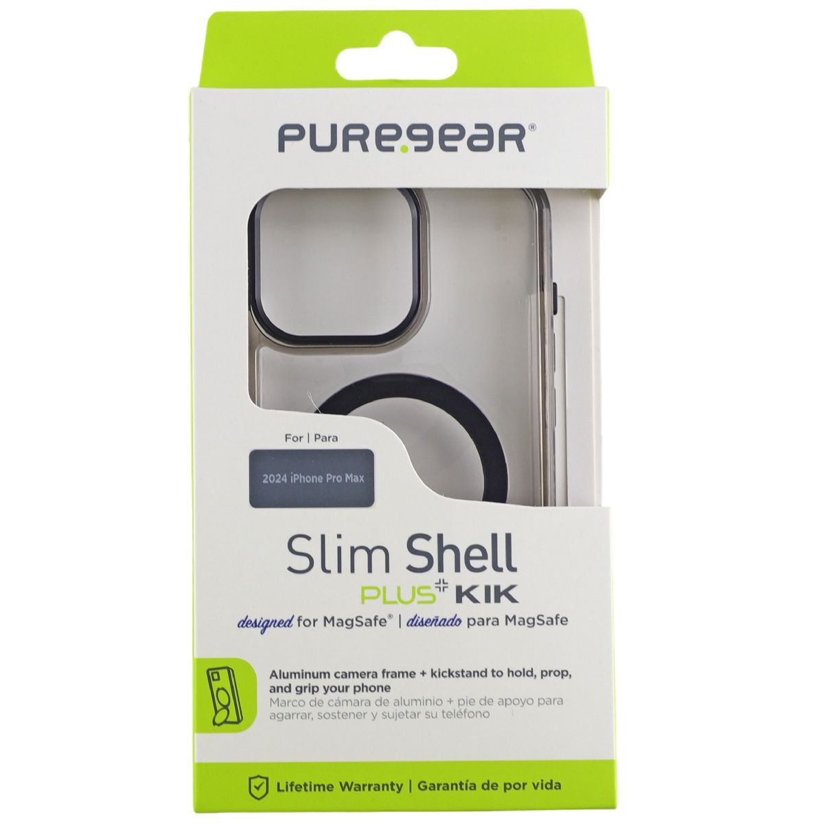 PURE GEAR - Estuche Compatible con iPhone 16 Pro Max Puregear Slim Shell Kik Magsa