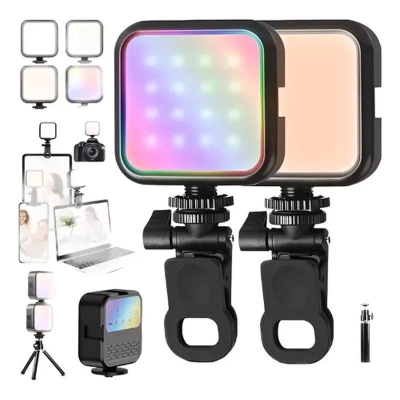 GENERICO - Luz Led Celular Video Rgb Luz De Camara Tablet Pc