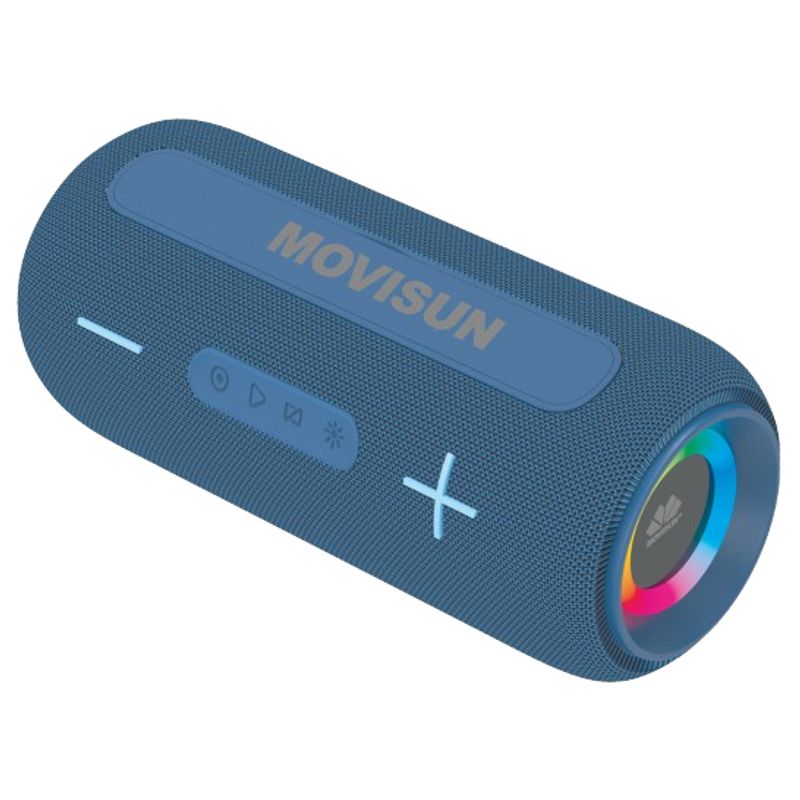 MOVISUN - Parlante Inalámbrico Movisun Drum 10w + 10w color Azul