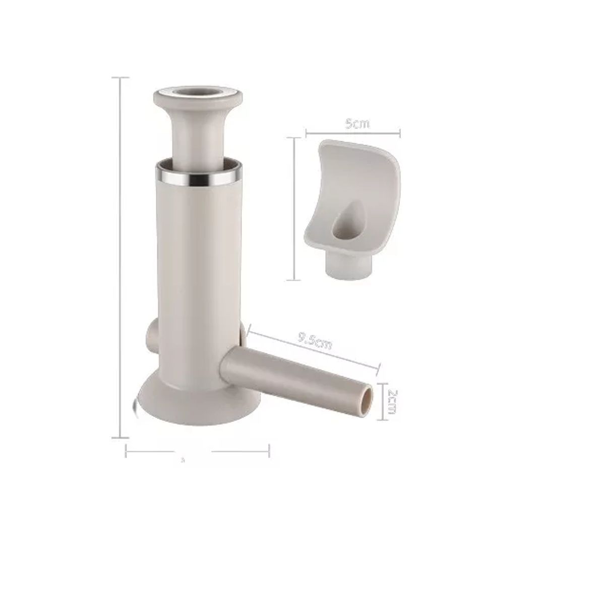 GENERICO - Maquina Embutidor Carne Salchichas Embutidos Manual 2 En 1