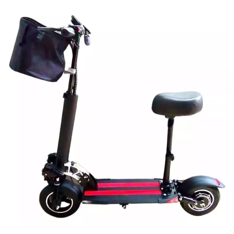 GENERICO - Scooter Electrica Sillin 500W Alarma Bloqueo Freno De Disco