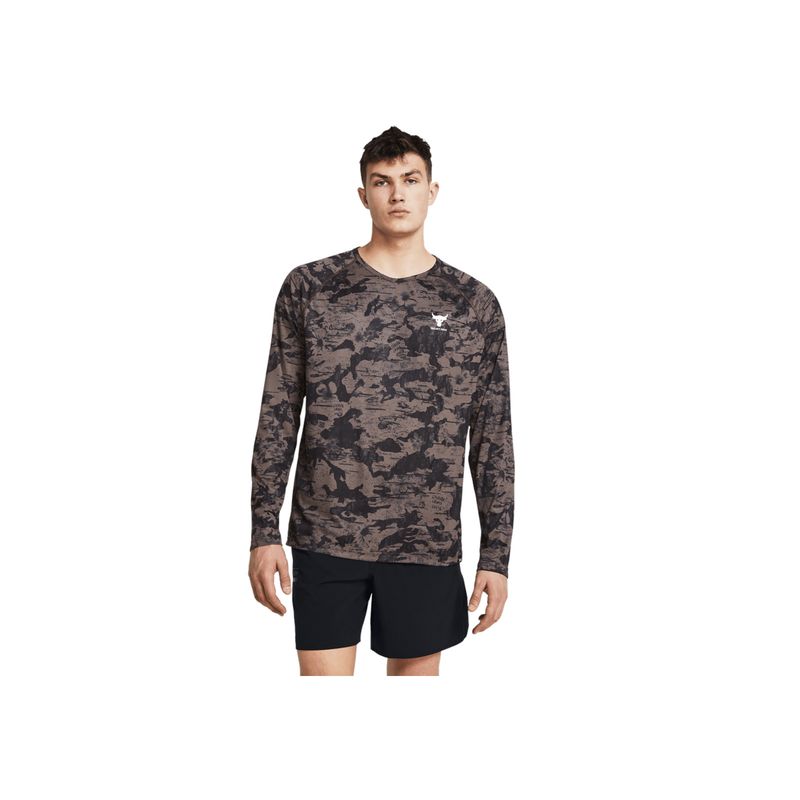 UNDER ARMOUR - Camiseta Hombre UNDER ARMOUR PJT RCK ISOCHILL LS Marron UNDER ARMOUR.