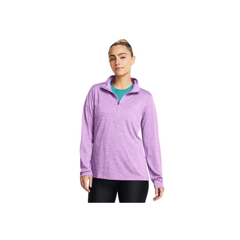 UNDER ARMOUR - Buzo Mujer UNDER ARMOUR TECH 1/2 ZIP TWIST Purpura UNDER ARMOUR