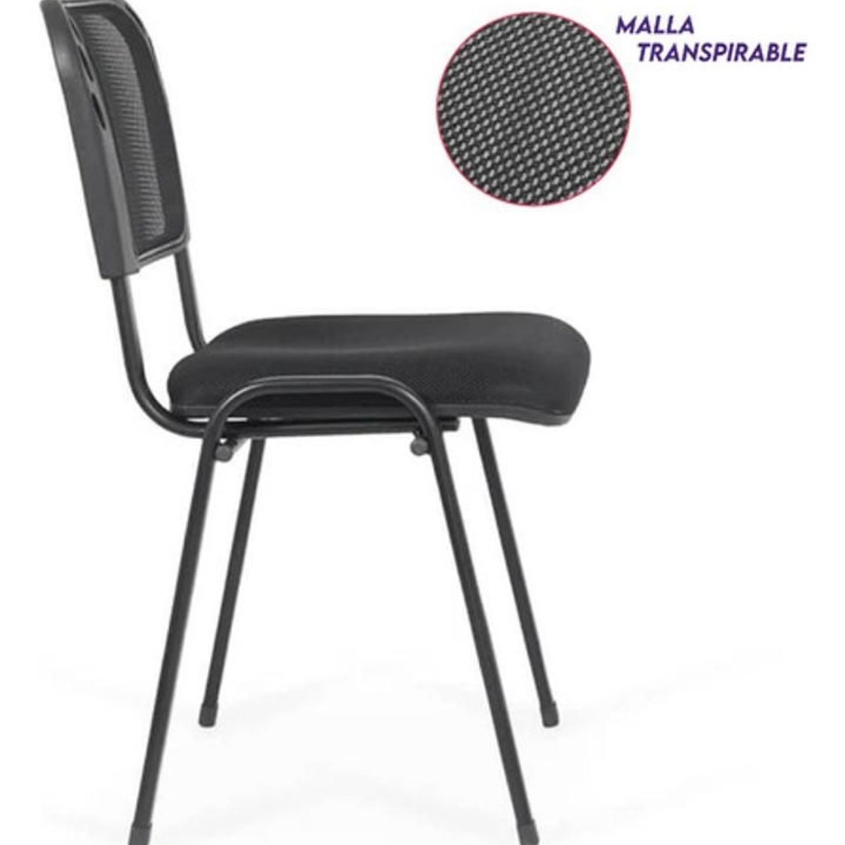 DIMATEX LEON - Silla Oficina Recepcion Escritorio Ergonómica Malla Refotawa