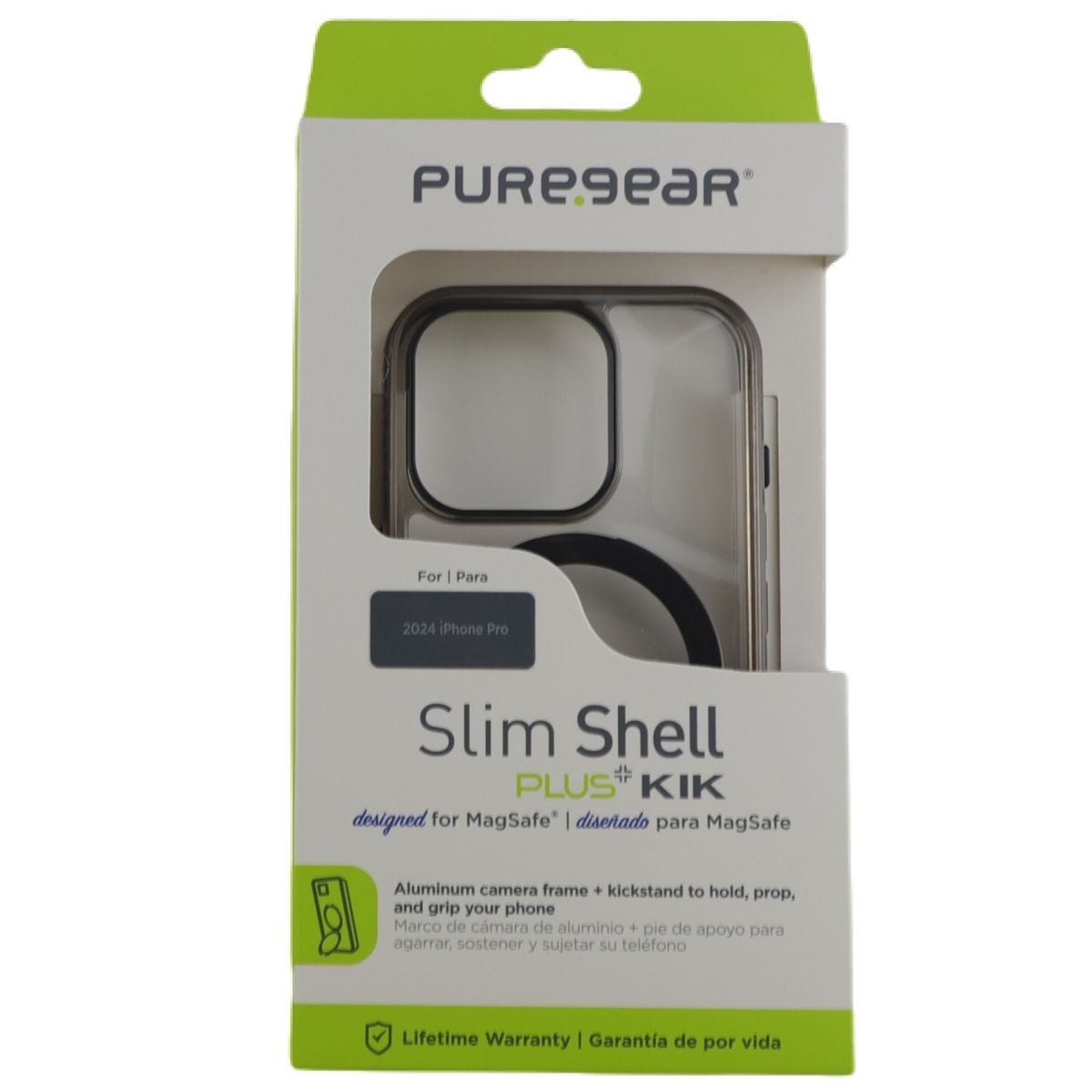 PURE GEAR - Estuche Compatible con iPhone 16 Pro Puregear Slim Shell Kik Magsafe