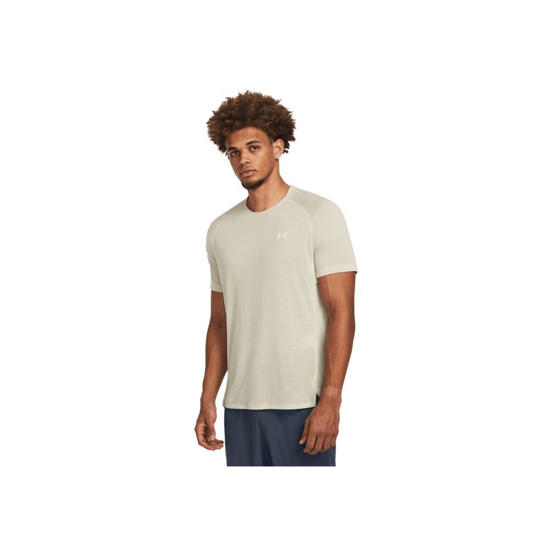 UNDER ARMOUR - Camiseta Hombre UNDER ARMOUR UA TRAIL RUN SS Marron UNDER ARMOUR.