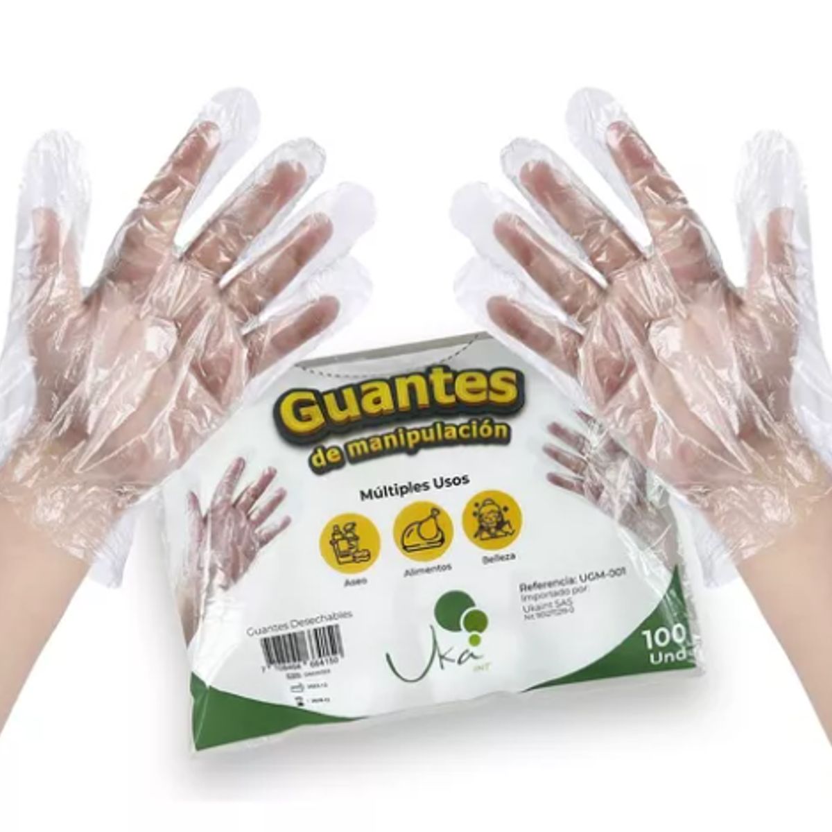 UKAINT - Guantes de Manipulacion alimentos restaurante x100