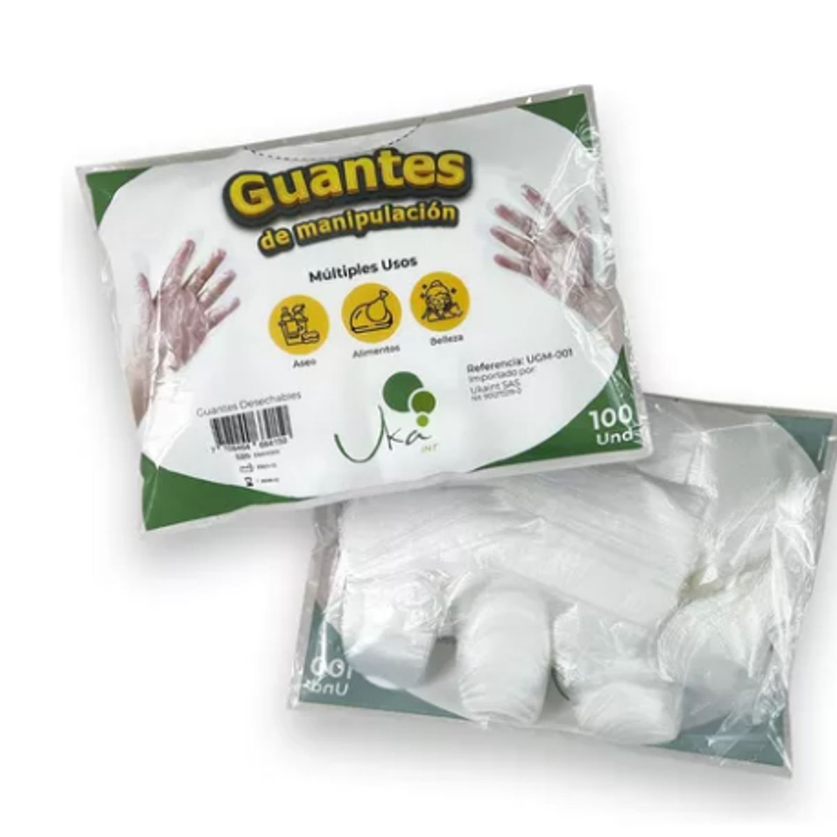 UKAINT - Guantes de Manipulacion alimentos restaurante x100