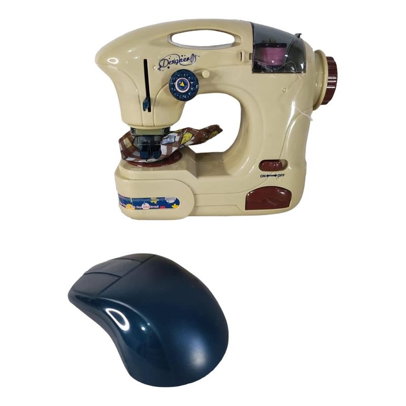 GENERICO - Kit Maquina Coser Costura Juguete Pequeña Niños Niñas Pedal
