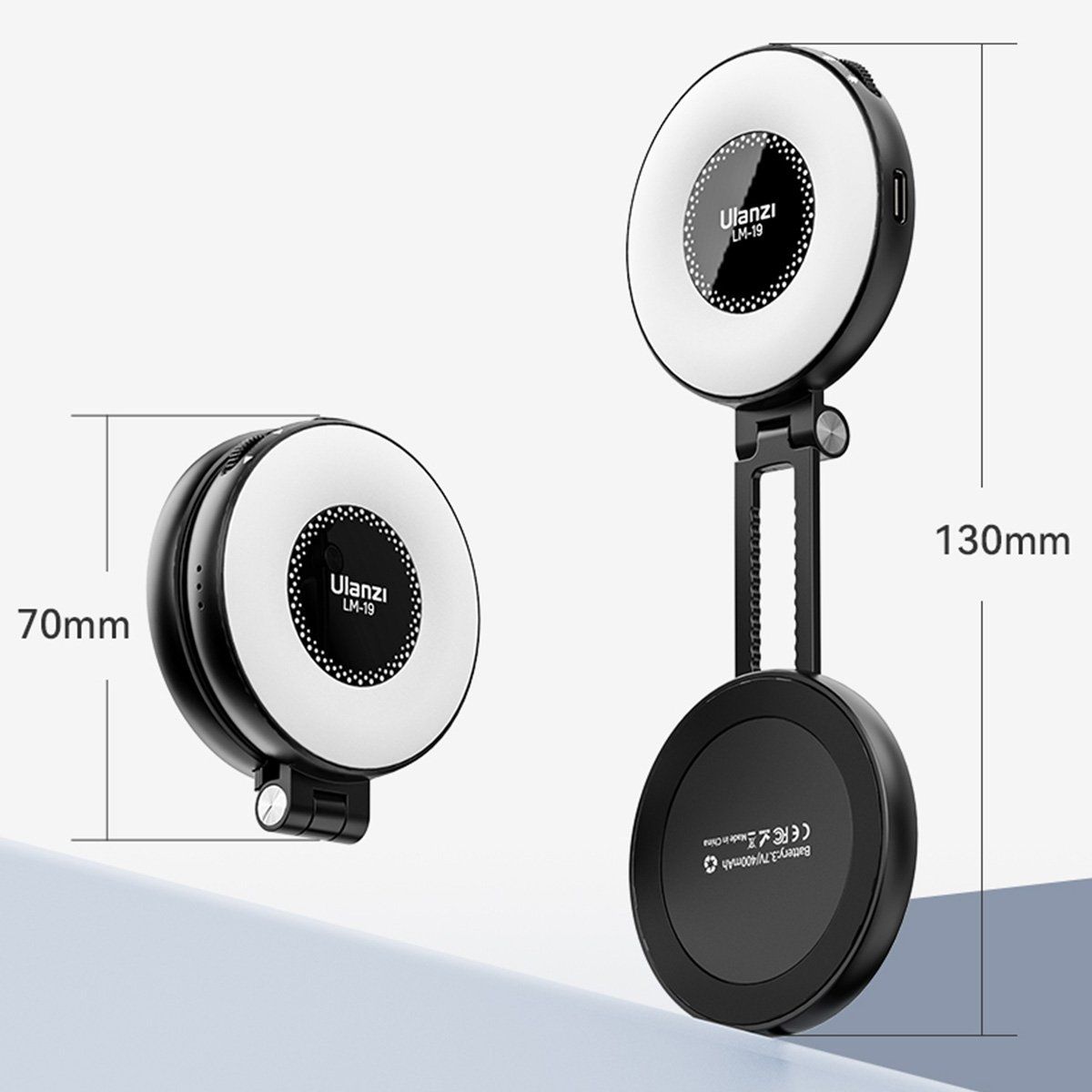 ULANZI - Aro De Luz Magnético Para Celular Ulanzi LM19 Led Magsafe