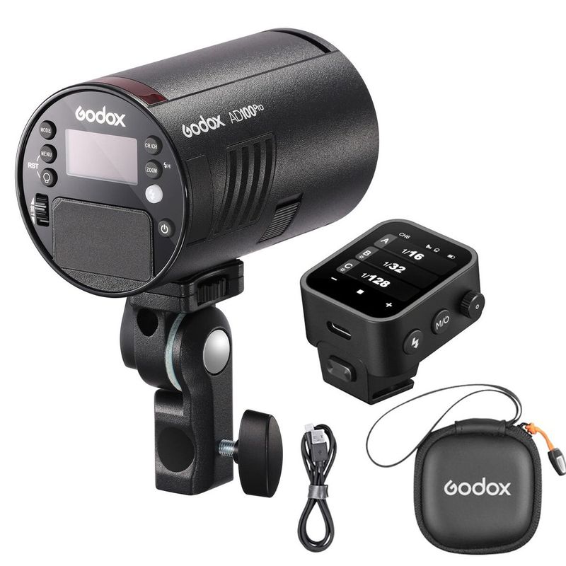 GODOX - Kit Flash Godox AD100Pro con Disparador Godox X3 para Nikon