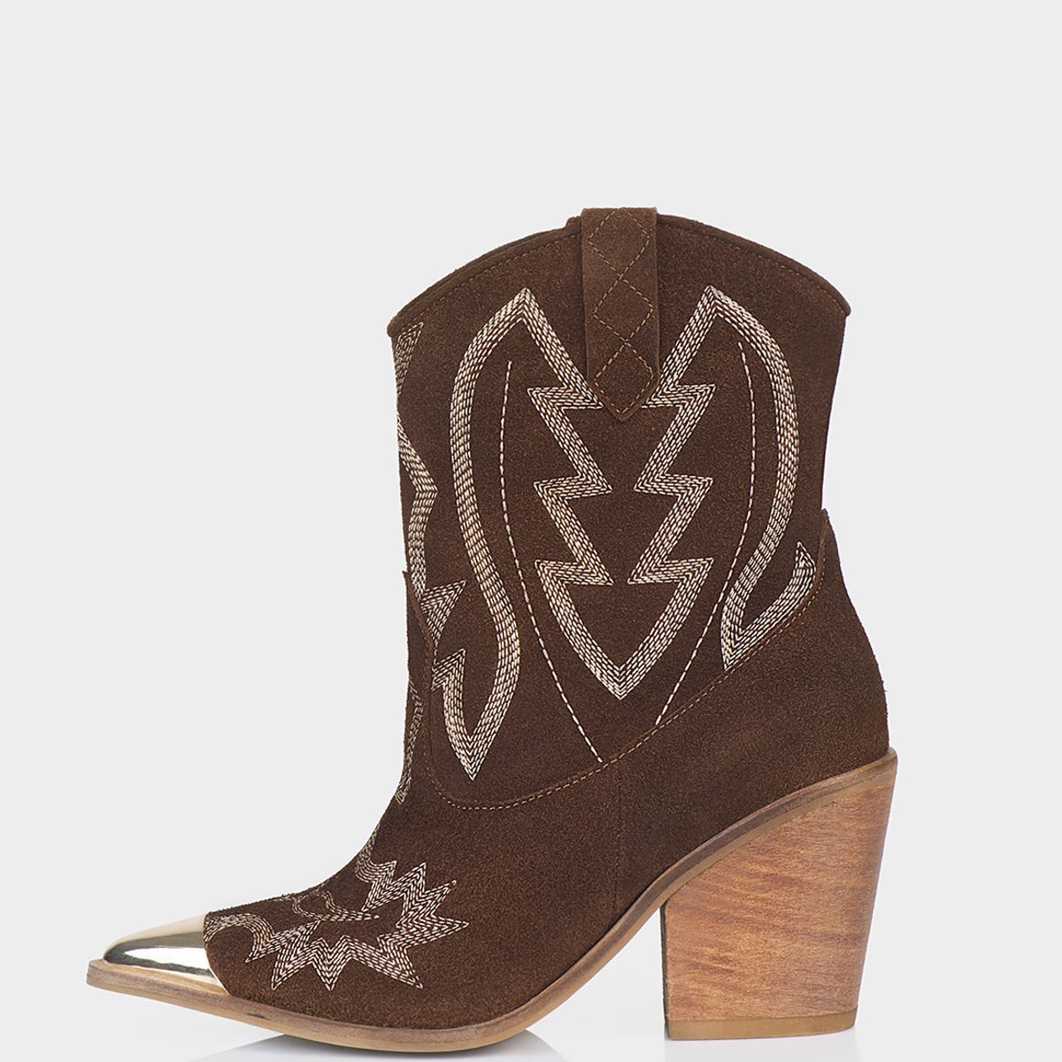 STIVALI - Bota Texana Wonder Gamuza Caramelo