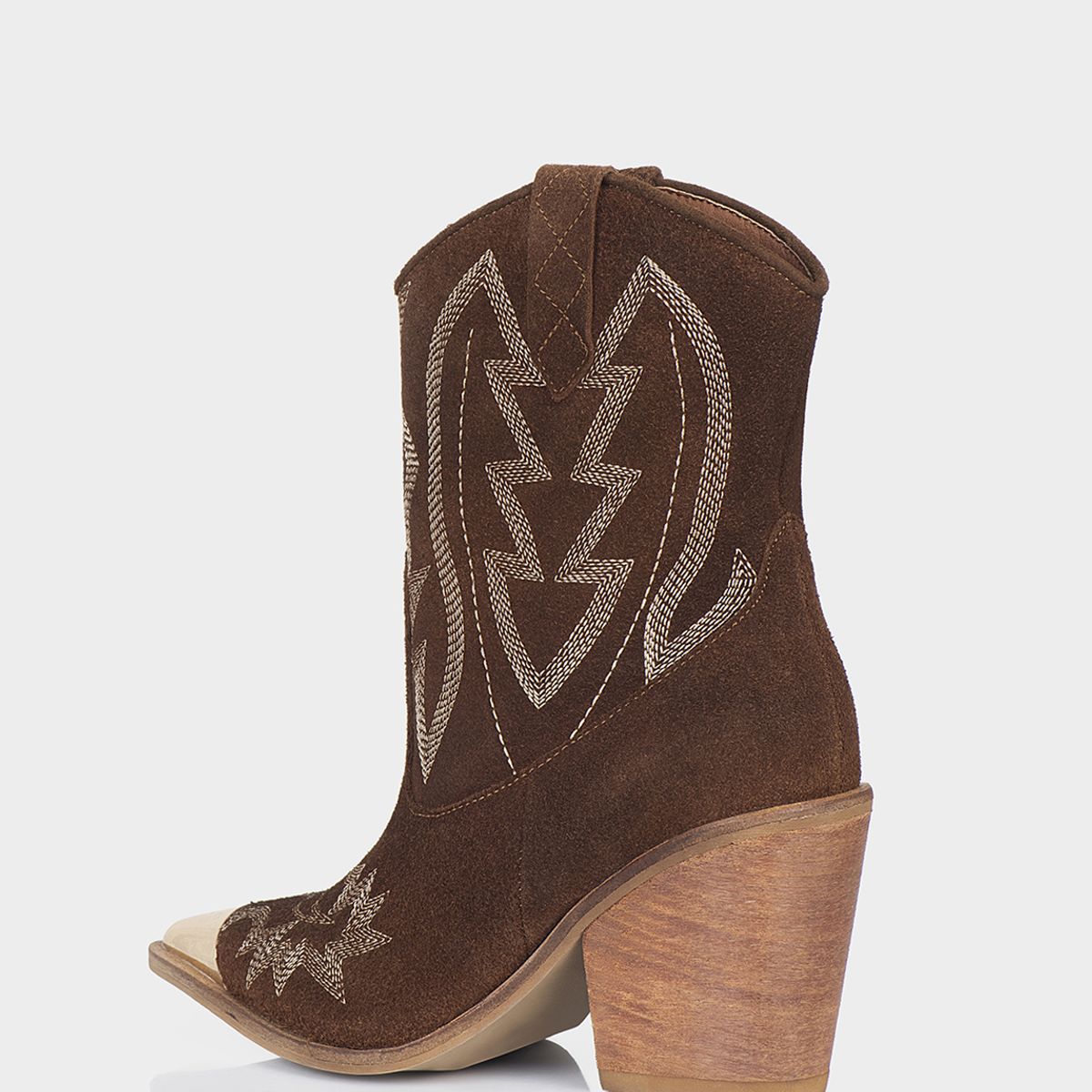 STIVALI - Bota Texana Wonder Gamuza Caramelo