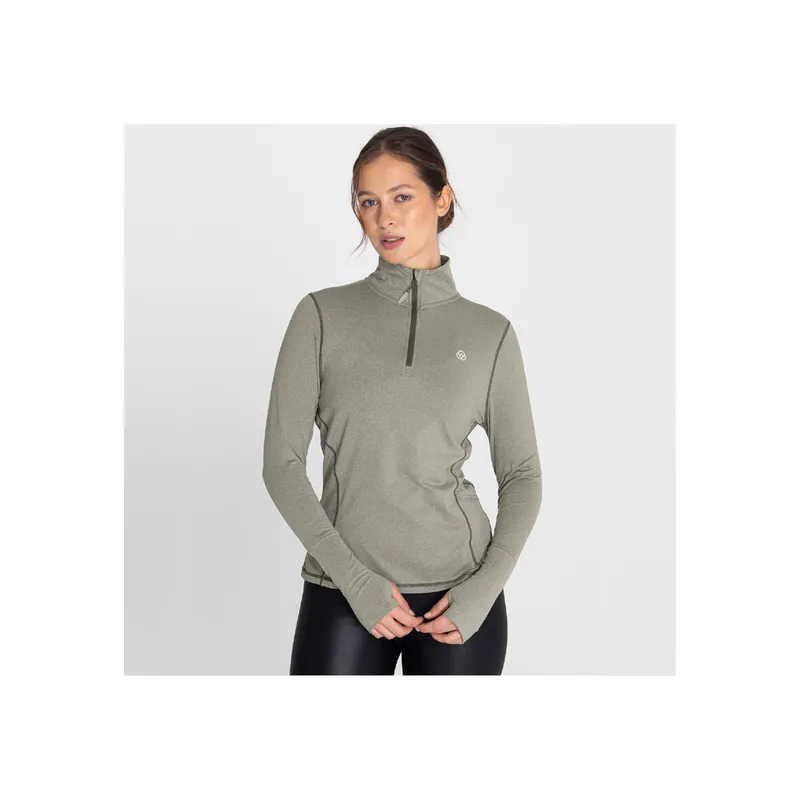 BSOUL - Saco LS HALF ZIP Mujer Gris BS292021126-LQ1 BSOUL