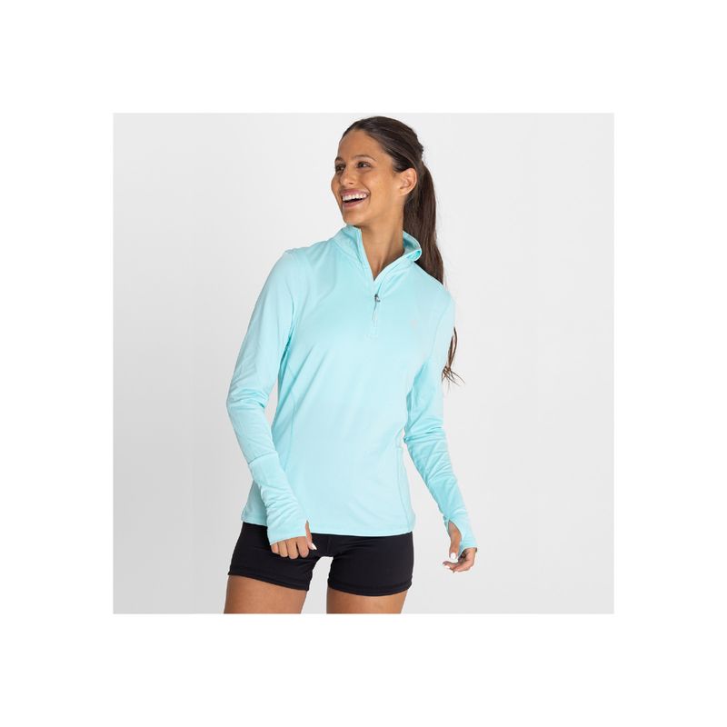 BSOUL - Saco LS HALF ZIP Mujer Blanco BS292021126-U65 BSOUL.