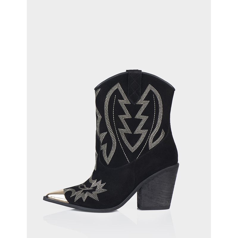 STIVALI - Bota Texana Wonder Cuero Negro
