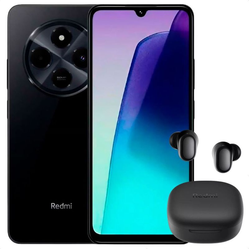 XIAOMI - Celular Xiaomi Redmi 14C 128GB /4GB Blk + Buds 6 Play Blk