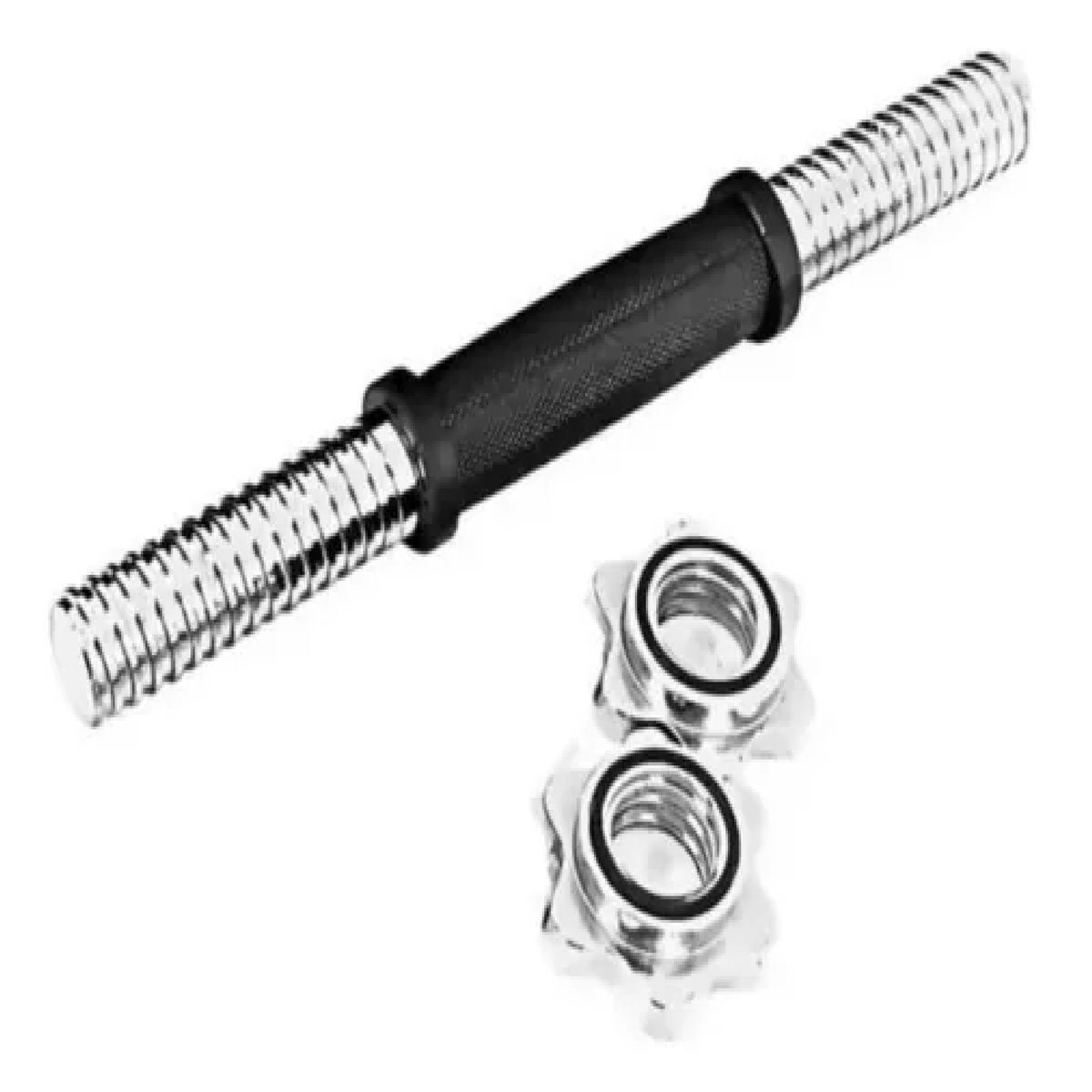 GENERICO - UNIDAD BARRA MANCUERNA 35CM ENCAUCHETADA CON SEGUROS