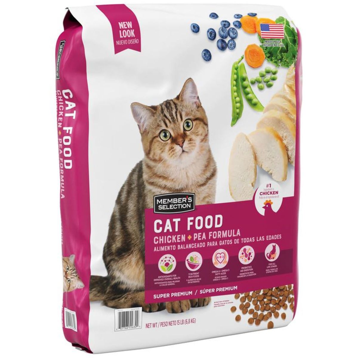 MEMBERS SELECTION - Alimento Balanceado con Pollo y Guisantes Gatos 6.8 kg