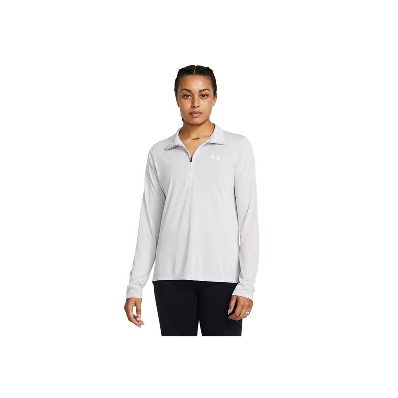 UNDER ARMOUR - Buzo Mujer UNDER ARMOUR TECH 1/2 ZIP- TWIST Gris UNDER ARMOUR