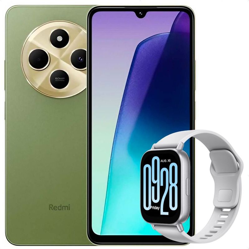 XIAOMI - Celular Xiaomi Redmi 14C 128GB /4GB Grn + Watch 5 Active Slv