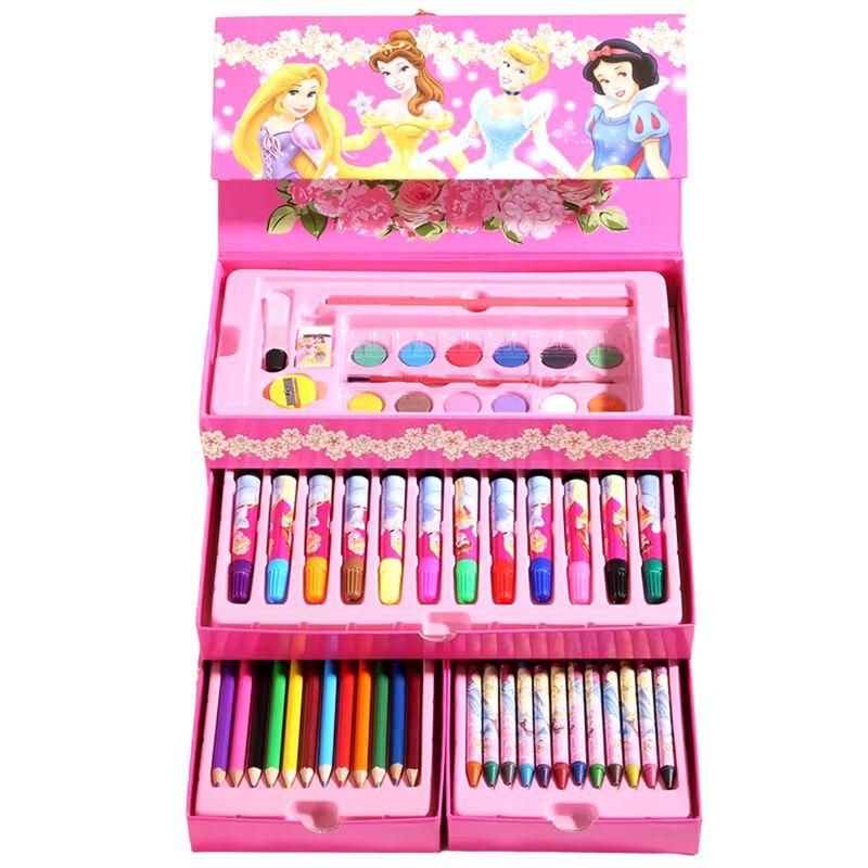 GENERICO - Kit Set Arte Dibujo Estuche Infantil Niños de 54 Piezas