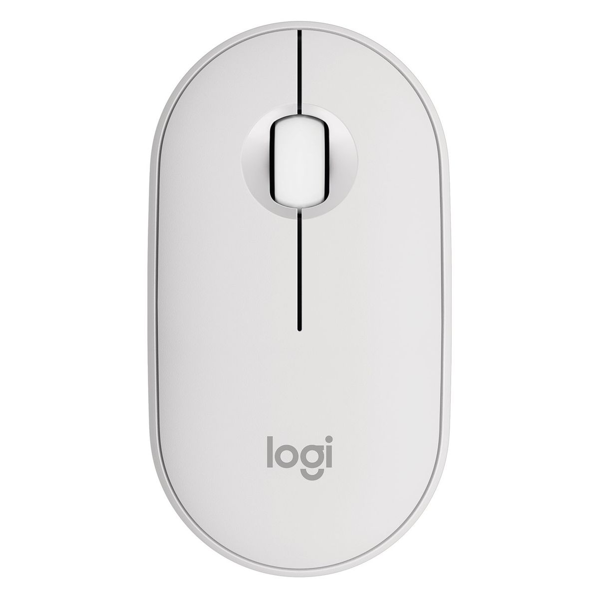 LOGITECH - Mouse Logitech Pebble M350s Inalámbrico Bluetooth Usb Blanco