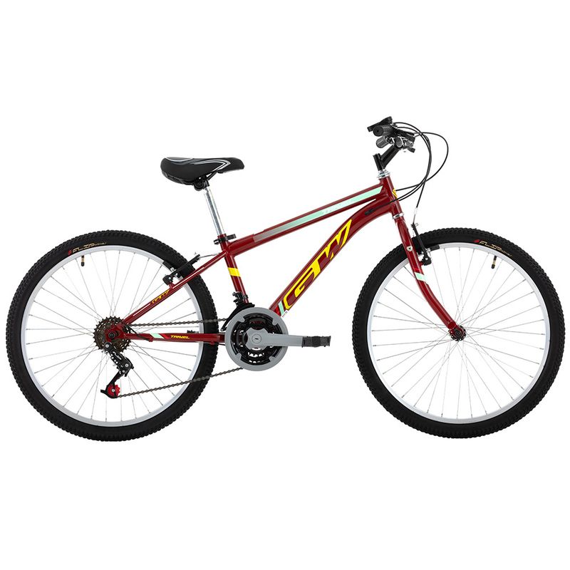 GW - Bicicleta GW Travel rin 24 18 Vel rojo