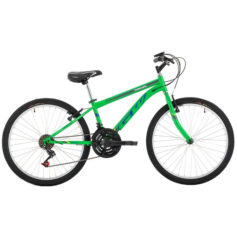 GW - Bicicleta GW Travel rin 24 18 Vel verde
